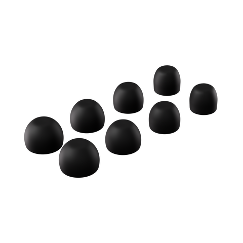 Black Loop Quiet™ 2 Ear Tips (Mixed Sizes)